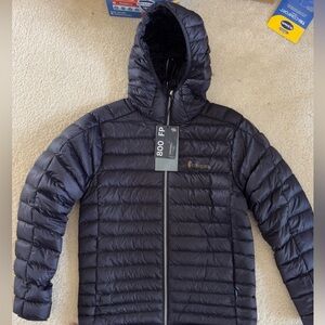 BRAND NEW - Mens Cotopaxi Hooded 800FP Down Jacket - Black Colorway (50% Off)